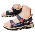 thumbnail image 1 of Daznico Boys Sandals for Kids Comfortable Adjustable Hook and Loop Strap Casual Outdoor Summer Beach Shoes for Daily Wear,6-7 Years, 1 of 8