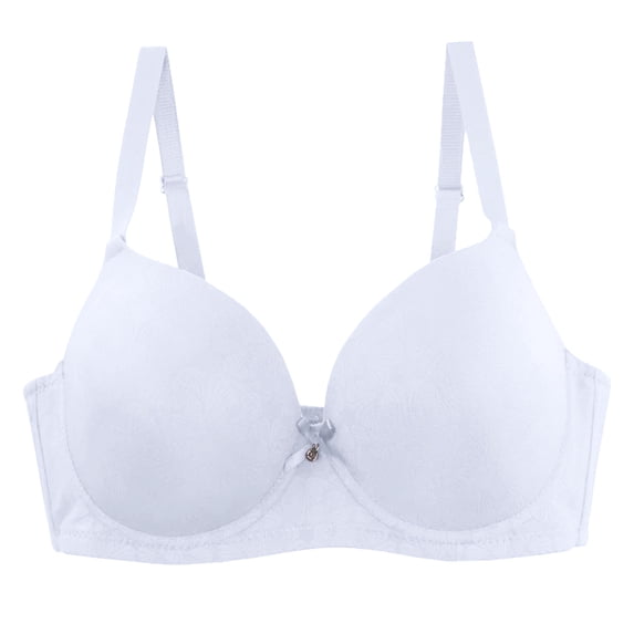 Daznico Bra Women Lace Front Button Shaping Cup Adjustable Strap Underwire Large Size Comfort Support