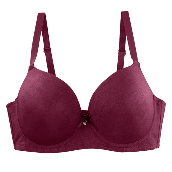 Daznico Bra Women Lace Front Button Shaping Cup Adjustable Strap Underwire Large Size Comfort Support