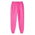 thumbnail image 1 of Daznico Cargo Pants for Men - Men and Women Leisure Solid Color Pants Trousers - Sweatpants for Men,Color:Hot Pink,Size:S, 1 of 2