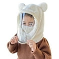 thumbnail image 1 of Daznico Children's Windproof Hat with Face and Earmuffs for Winter Thickened Pullover Design, 1 of 5