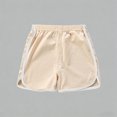 thumbnail image 1 of Daznico Cotton Retro Track Shorts for Boys Girls Elastic Waist Summer Casual Kids Shorts with White ,3-4 Years, 1 of 3