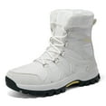 thumbnail image 1 of Daznico Couples Winter Plus Thick Snow Boots Warm Lace Up Boots for Men and Women,Size 8.5, 1 of 9