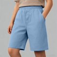 thumbnail image 1 of Daznico Elastic Waist Casual Shorts for Boys Girls Summer Stretch Comfy Outdoor Playwear with Side Pockets,9-10 Years, 1 of 6