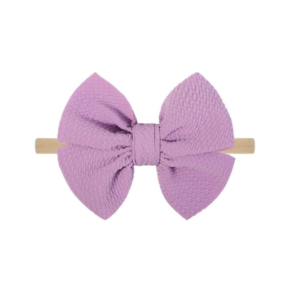 Daznico Elegant Bow Head Chain for Daily Wear Soft Nylon Elastic Headband Feminine Accessory for Festivals and Everyday Style,Valentines Day Gifts