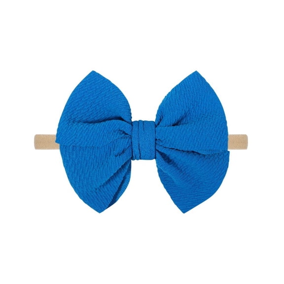 Daznico Elegant Bow Head Chain for Daily Wear Soft Nylon Elastic Headband Feminine Accessory for Festivals and Everyday Style,Valentines Day Gifts