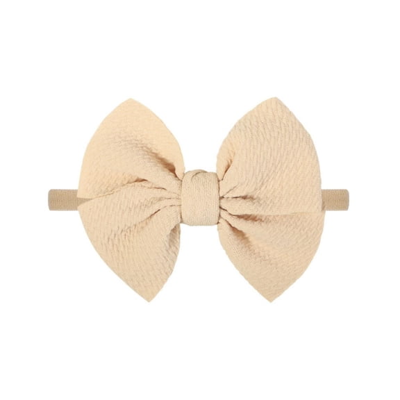 Daznico Elegant Bow Head Chain for Daily Wear Soft Nylon Elastic Headband Feminine Accessory for Festivals and Everyday Style,Valentines Day Gifts