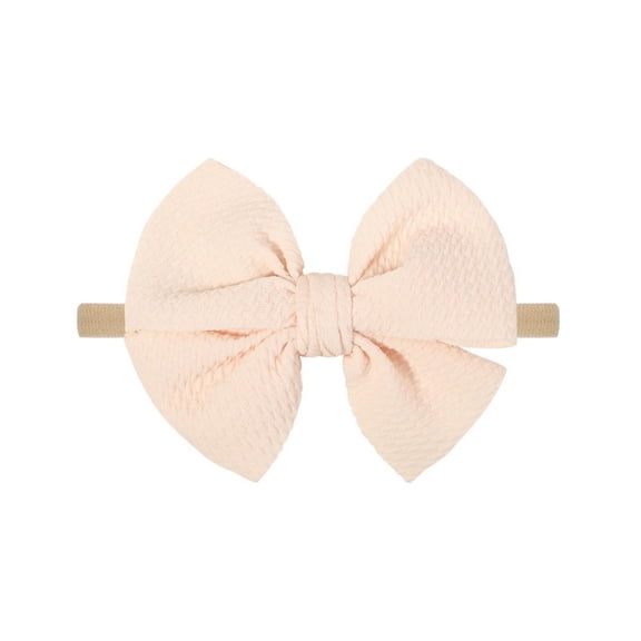 Daznico Elegant Bow Head Chain for Daily Wear Soft Nylon Elastic Headband Feminine Accessory for Festivals and Everyday Style,Valentines Day Gifts