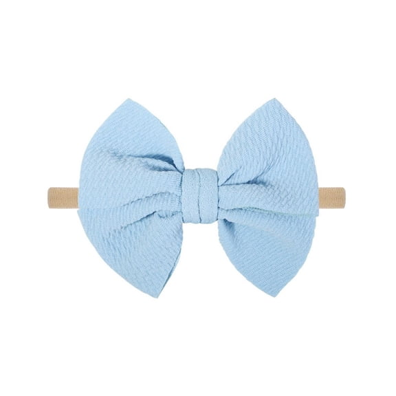 Daznico Elegant Bow Head Chain for Daily Wear Soft Nylon Elastic Headband Feminine Accessory for Festivals and Everyday Style,Valentines Day Gifts