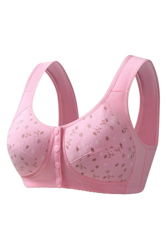 Ellymuse Bras - Daisy Bras for Older Women Front Closure, Women's Orthopedic Anti-Sagging Bra,Size 46