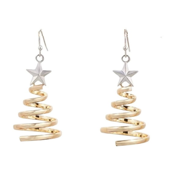 Daznico Festive Tree Earrings Rhinestone Holiday Jewelry for Women Elegant Christmas Dangle Accessory,Valentines Day Gifts