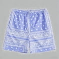 thumbnail image 1 of Daznico Girls Bandana Paisley Print Athletic Shorts Elastic Waist Soft Breathable Lightweight Casual Summer Playwear,13-14 Years, 1 of 3