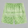 thumbnail image 1 of Daznico Girls Bandana Paisley Print Athletic Shorts Elastic Waist Soft Breathable Lightweight Casual Summer Playwear,7-8 Years, 1 of 3
