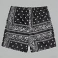 thumbnail image 1 of Daznico Girls Bandana Paisley Print Athletic Shorts Elastic Waist Soft Breathable Lightweight Casual Summer Playwear,9-10 Years, 1 of 3