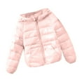 thumbnail image 1 of Daznico Girls Metallic Shine Hooded Jacket Packable Warmth Padded Winter Coat,Kids Winter Coat,4-5 Years, 1 of 3