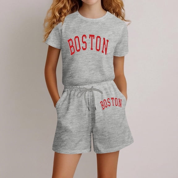 Daznico Girls Outfits & Sets 2 Piece Outfit for Girls Casual Party Wear Soft Comfortable Everyday Outfit,9-10 Years