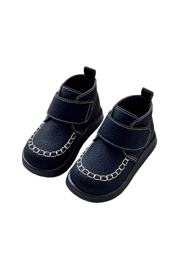 Girls Sneakers Soft Sole Ankle Boots Winter Casual Walking Booties for Toddler Kids,4-4.5 Years