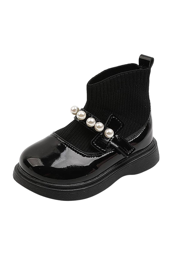 Girls Winter Boots Woven Ankle Dance Shoes for Children and Toddlers,7