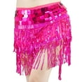 thumbnail image 1 of Daznico Gleaming Sequin Fringe Party Skirt for – Sparkly Flapper Style Mini Skirt for Evening Events and Celebrations,Mardi Gras Clothing,Mardi Gras Skirt,One Size, 1 of 5