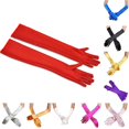 thumbnail image 1 of Daznico Gloves Womens Prom Opera Gloves Satin Wedding Long Bridal Evening Party Gloves/Mittens, 1 of 2