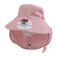 thumbnail image 1 of Daznico Hat with Fans Solar Power, Solar Fan Bucket Hat for Men Women UPF50+ Sun Wide Brim Outdoor Sports Summer Fishing Hat with Technology, Solar Fan Hat, Solar Powered Fan Hat, 1 of 3