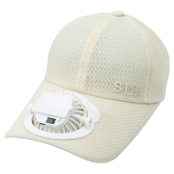 Daznico Hat with Fans Solar Power,Solar Fan Hat, Adult Summer Charging Smart Hat with Fan Men & Women Outdoor Travel Sunscreen Quick Drying Sun Hat,Hat with Solar Fans Built in,Hat with Fans