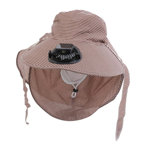 Daznico Hat with Fans Solar Power,Solar Fan Hat, Solar Fan Bucket Hat for Men Women UPF50+ Sun Wide Brim Outdoor Sports Summer Fishing Hat,Hat with Solar Fans Built in,Hat with Fans