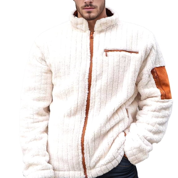 Daznico Jackets for Men,Color Jacket Soft Outerwear Cozy Warm Loose Fit Winter Windproof Thermal Insulated Lightweight Hooded Coat for Outdoor Travel,Mens Winter Coats,Size:3XL