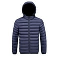 thumbnail image 1 of Daznico Jackets for Men,Lightweight Thermal Quilted Jacket for Detachable Hood Winter Warm Padded Coat Outdoor Cold Weather Windproof Comfortable Fit,Mens Winter Coats,Size:M, 1 of 3