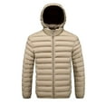 thumbnail image 1 of Daznico Jackets for Men,Lightweight Thermal Quilted Jacket for Detachable Hood Winter Warm Padded Coat Outdoor Cold Weather Windproof Comfortable Fit,Mens Winter Coats,Size:XXL, 1 of 3