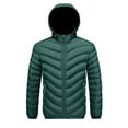 thumbnail image 1 of Daznico Jackets for Men,Lightweight Winter with Detachable Hood Lined Warm Insulated Jacket Windproof Cold Weather Outerwear Coat for Daily Casual,Mens Winter Coats,Size:3XL, 1 of 3