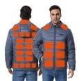 thumbnail image 1 of Daznico Jackets for Men,Smart Temperature Control Heated Winter Warm Charging Thermal Heated Jacket Windproof Cold Weather Coat,Mens Winter Coats,Size:3XL, 1 of 5