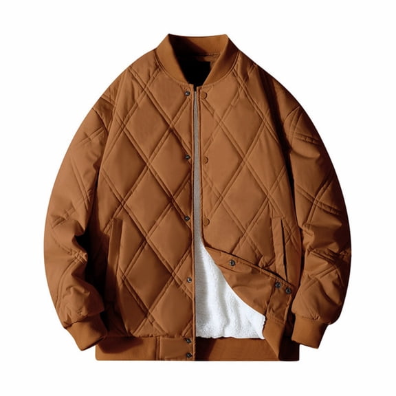 Daznico Jackets for Men,Winter Coat with Detachable Hood Heavy Duty Insulated Jacket for Extreme Cold Weather Windproof Outdoor Ski Jacket,Mens Winter Coats,Size:M