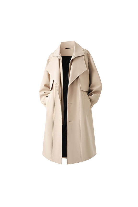 Jackets for Men,Loose Fit Double Layer Collar Anorak Jacket Long Length Casual Outerwear Coat Big Size Fashion,Mens Winter Coats,Size:3XL