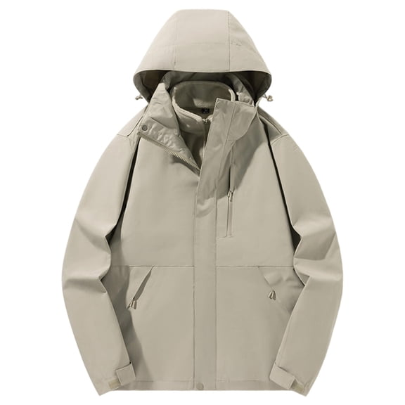 Daznico Jackets for Men,Winter Down Jacket Warm Insulated Coat with Hood for Cold Weather Outdoor Activities,Mens Winter Coats,Size:S