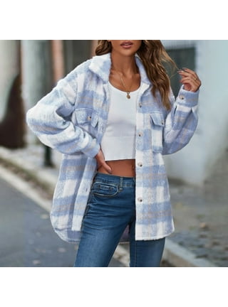 Light blue plaid jacket 2025