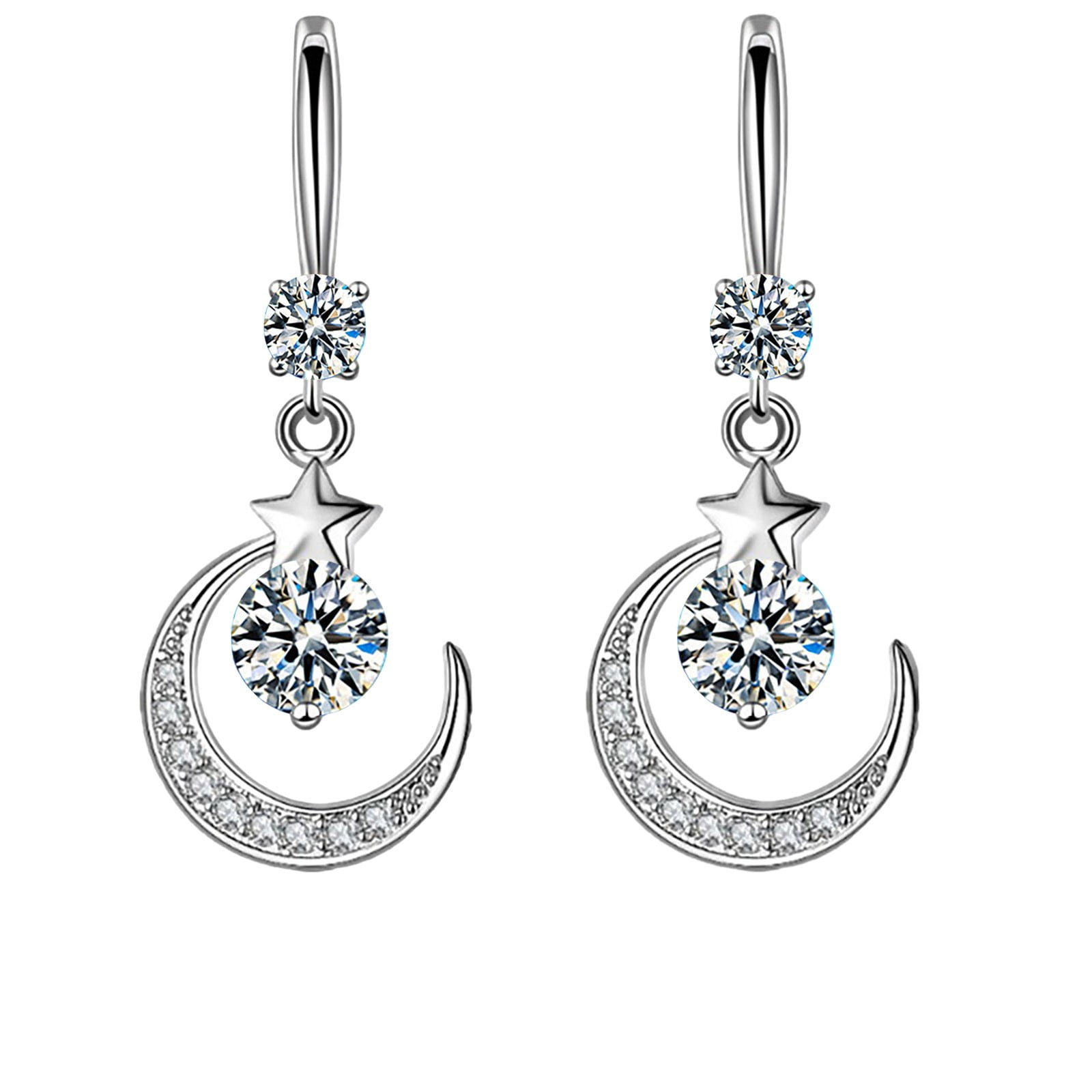 Daznico Jewelry Organizer Star Mythology Moon Water Drop Earrings Thin