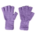 thumbnail image 1 of Daznico Kids Extra Long Wrist Fingerless Mittens Thermal Knitted Winter Warm Half Finger Gloves for Boys Girls, 1 of 4
