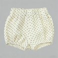 thumbnail image 1 of Daznico Kids Heart Print Muslin Bubble Shorts Elastic Waist Breathable Casual Summer Unisex Bottoms,12-18 Months, 1 of 5