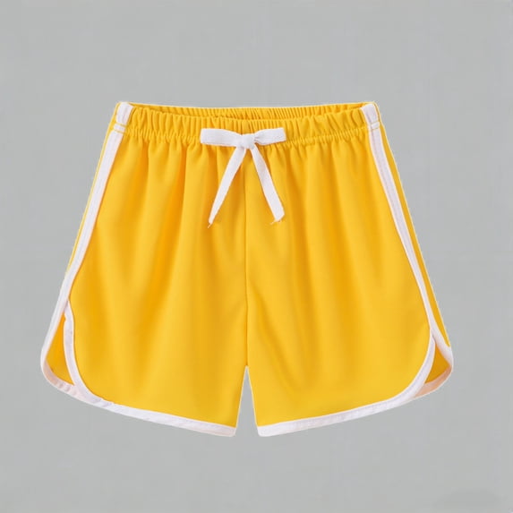 Daznico Kids Unisex Casual Sport Shorts Drawstring Elastic Waist for Summer Beach and Playwear,8-9 Years