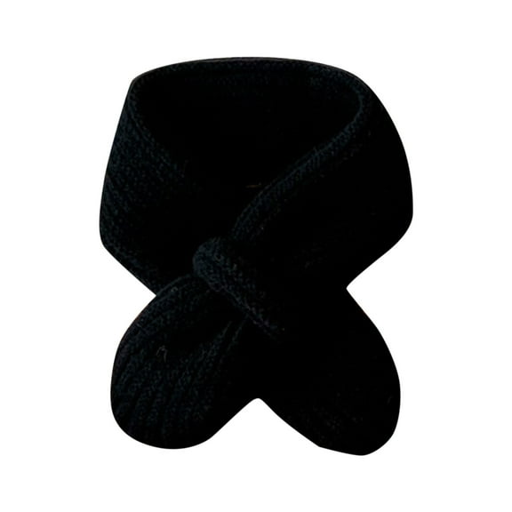 Daznico Kids Winter Scarf Solid Color Knit, Soft Warm Plush Scarf for Toddler Boys and Girls