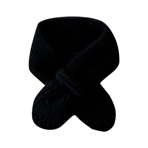 Daznico Kids Winter Scarf Solid Color Knit, Soft Warm Plush Scarf for Toddler Boys and Girls