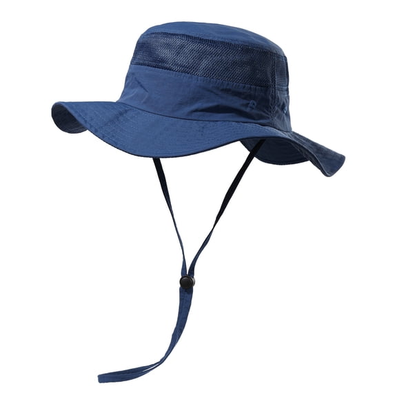 Daznico Lightweight Adjustable Kids Sun Hat for Beach Summer Outdoor School Student Wide Brim UPF Protection