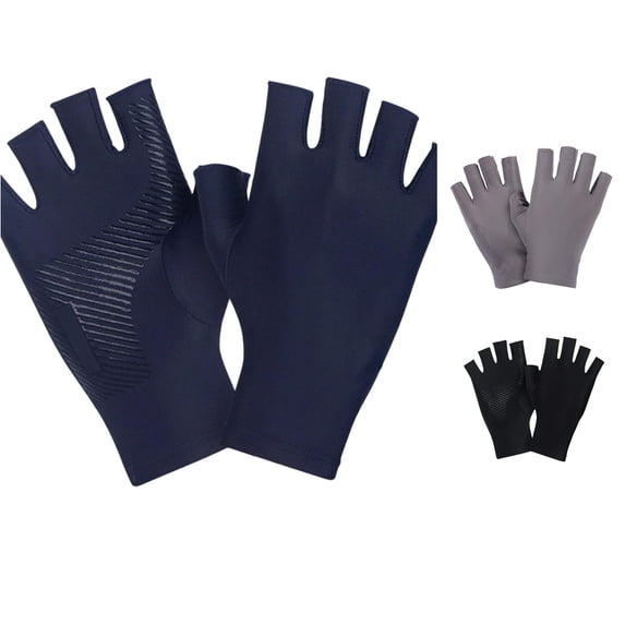 Daznico Lightweight Half Finger Cycling Gloves, Breathable Non Touch Screen Handwear for Driving Running Cycling Outdoor Sports Daily Casual Use