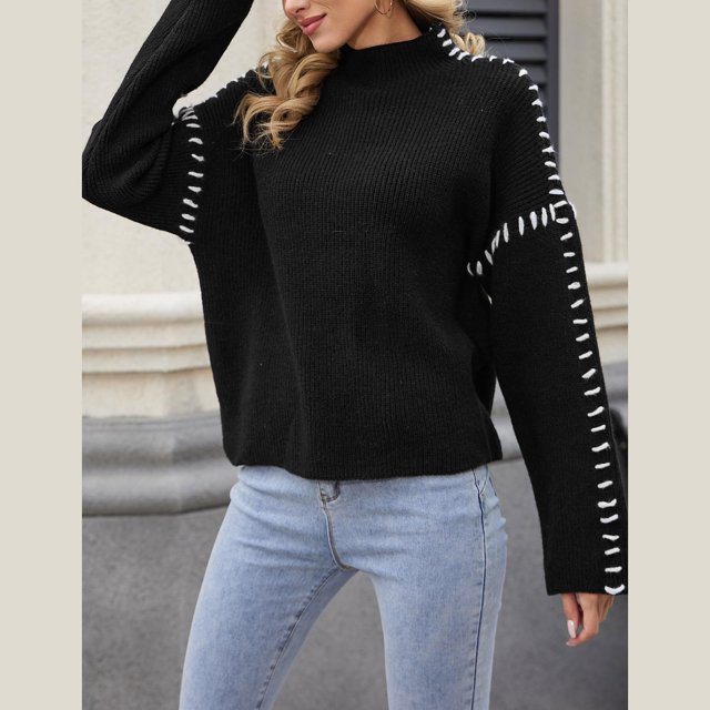 Daznico Lightweight Sweaters For Women,Women's Fall Turtleneck Sweater