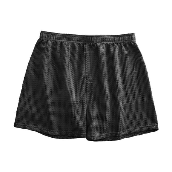 Daznico Men's Comfortable Straight Leg Underwear for Daily Home Outdoor Casual Loungewear Breathable Briefs with Hidden Button Fly and Pure Color Design,Mens Underwear,3XL