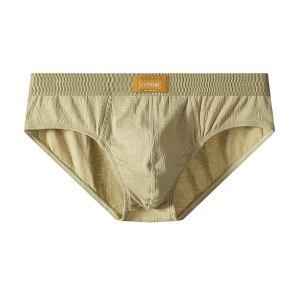 Daznico Men's Fashionable Ice Silk Soft Mid Waist Large Sized Breathable Underwear for Everyday Casual Comfort,Mens Underwear,L