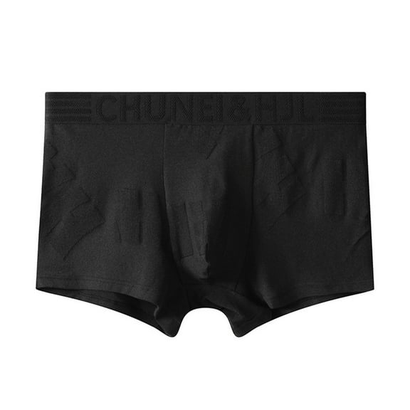 Daznico Men's Fashionable Ice Silk Soft Mid Waist Large Sized Breathable Underwear for Everyday Comfort and Casual Wear,Mens Underwear,3XL