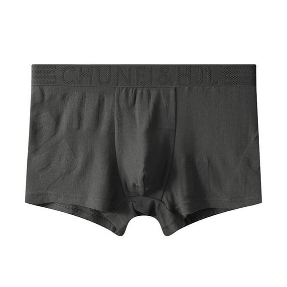 Daznico Men's Fashionable Ice Silk Soft Mid Waist Large Sized Breathable Underwear for Everyday Comfort and Casual Wear,Mens Underwear,M