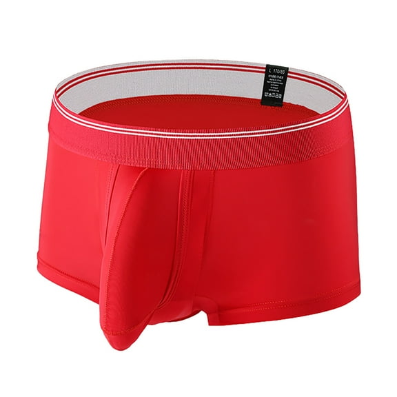 Daznico Men's Ice Silk Comfort Performance Mid Rise Underwear for Everyday Wear in Breathable Lightweight Fabric Men's Underwear,Mens Underwear,M